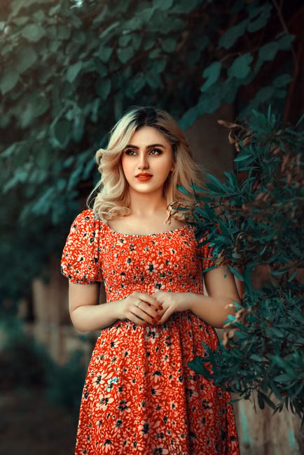 Vestido Floral Vermelho